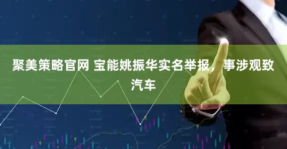 聚美策略官网 宝能姚振华实名举报，事涉观致汽车